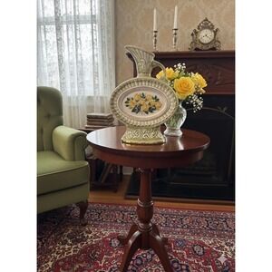 Vintage 1969 regal China, yellow roses, Jim beam decanter